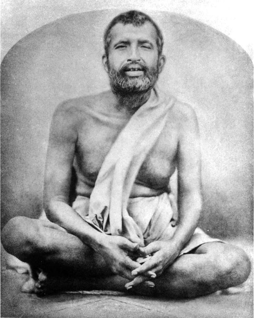 Ramakrishna Paramahamsa in seated posture